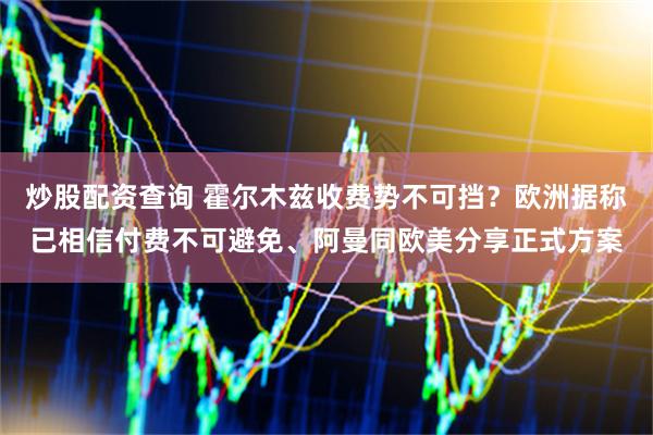 炒股配资查询 霍尔木兹收费势不可挡？欧洲据称已相信付费不可避免、阿曼同欧美分享正式方案